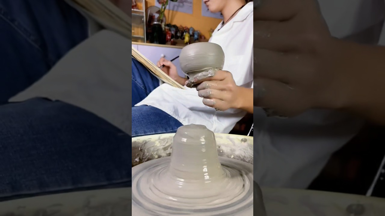 Born to Be Timeless. #sculpture #ceramic #satisfying #handmade #asmr #pottery #clayart #artwork