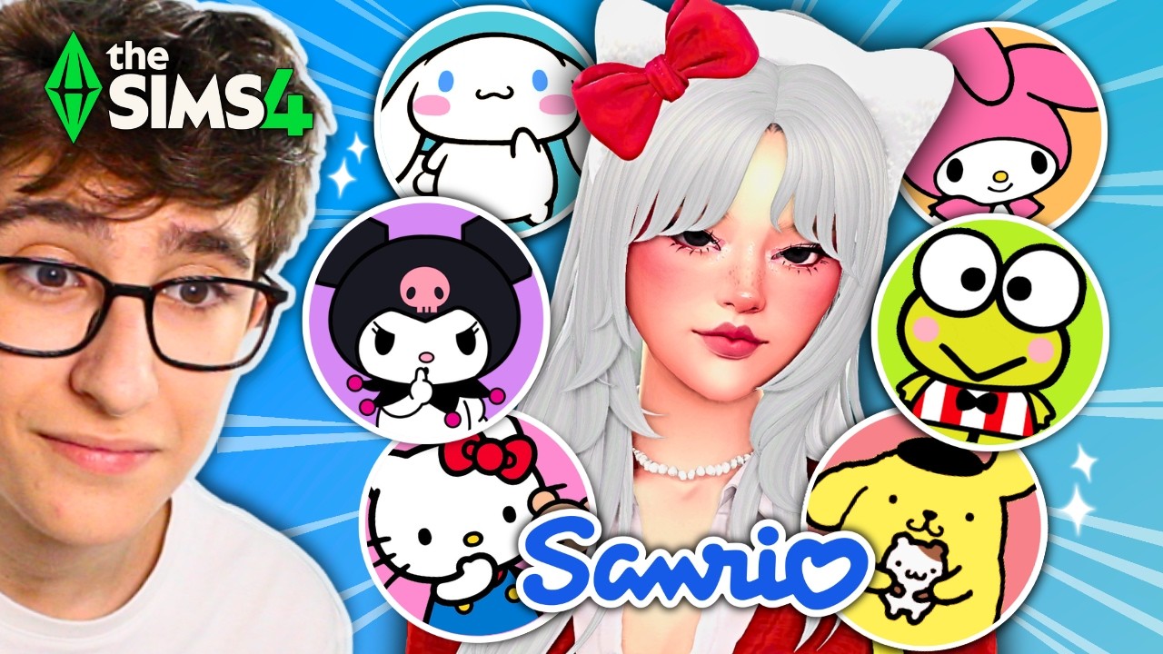 Creo a los PERSONAJES de SANRIO en Los Sims 4