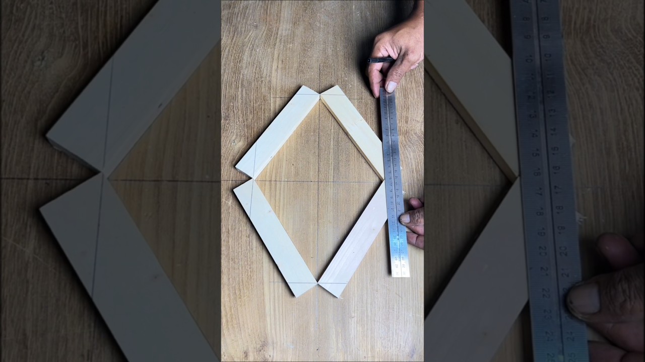 Quick and Precise Corner Cutting Tricks #woodworking #diy #tips #tipsandtricks #woodworkingtips