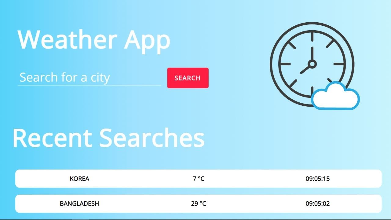 How To Make Wether App using Html Css and Javascript
