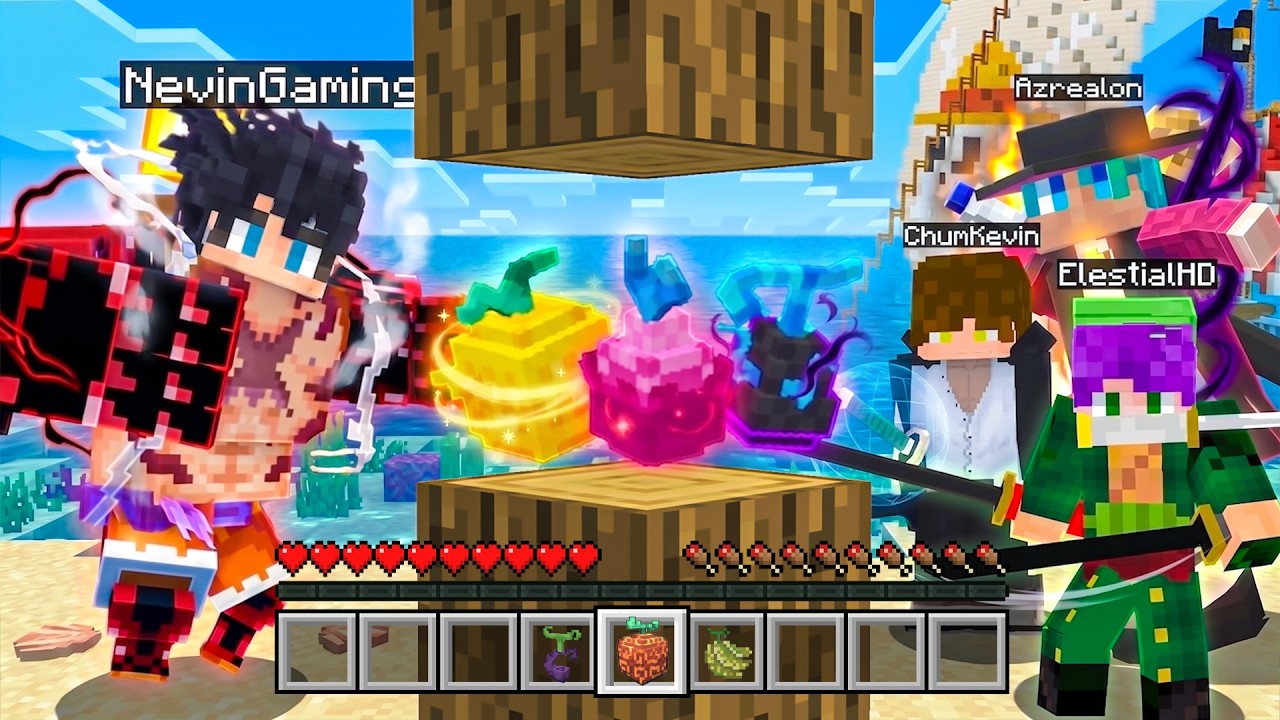 Gw Adain LOMBA SURVIVAL Di Minecraft Tapi DROP Senjata ONE PIECE ..