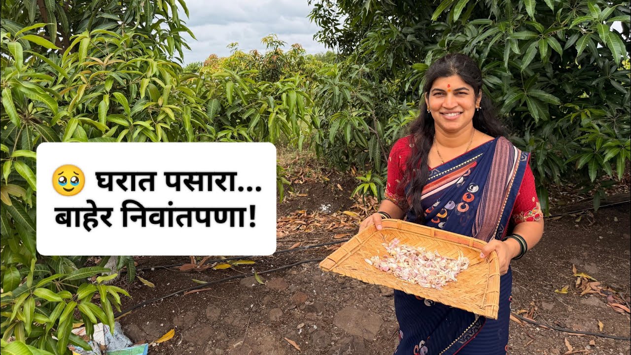 🏡 घरात थांबणं अशक्य झालं... मग बाहेरच दिवस घालवला! 🌧️🥹