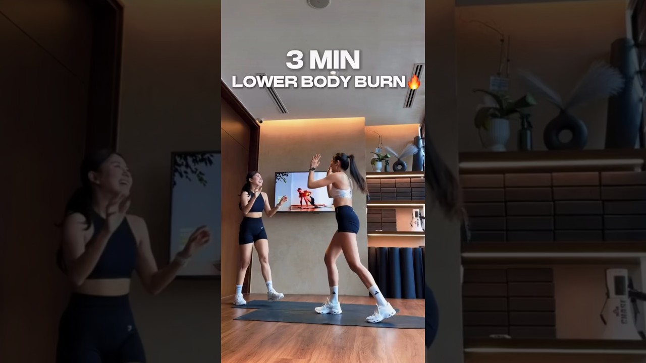 3 Minute lower body fat burn🦵🔥 #short #homeworkout #fatburn #motivation #challenge