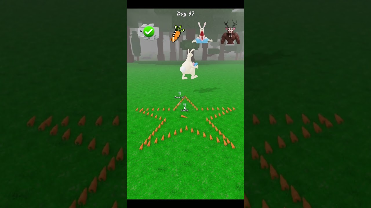 I Found The Best Way To Troll The Bunny! 😂 #shorts #roblox #99nightintheforest