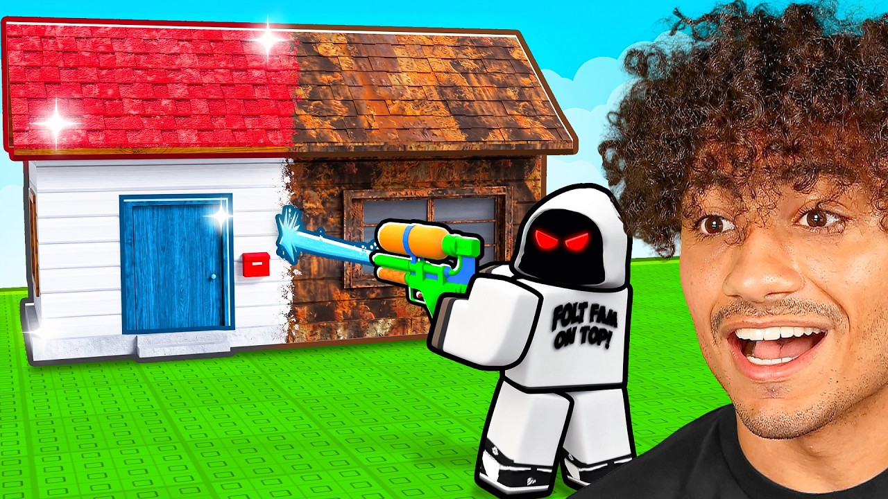 ROBLOX WASH THE HOUSE..