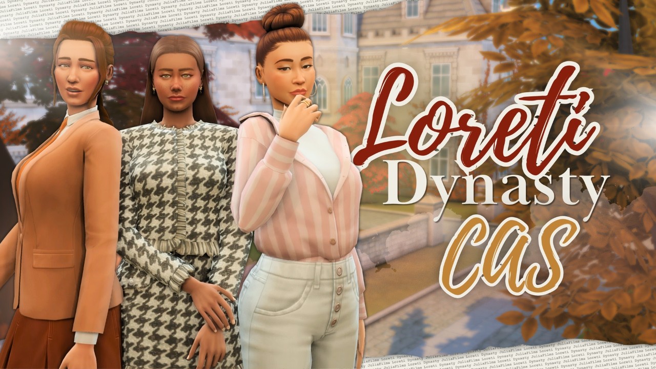 [СТРИМ] The Sims 4 CAS Династия Лорети😍