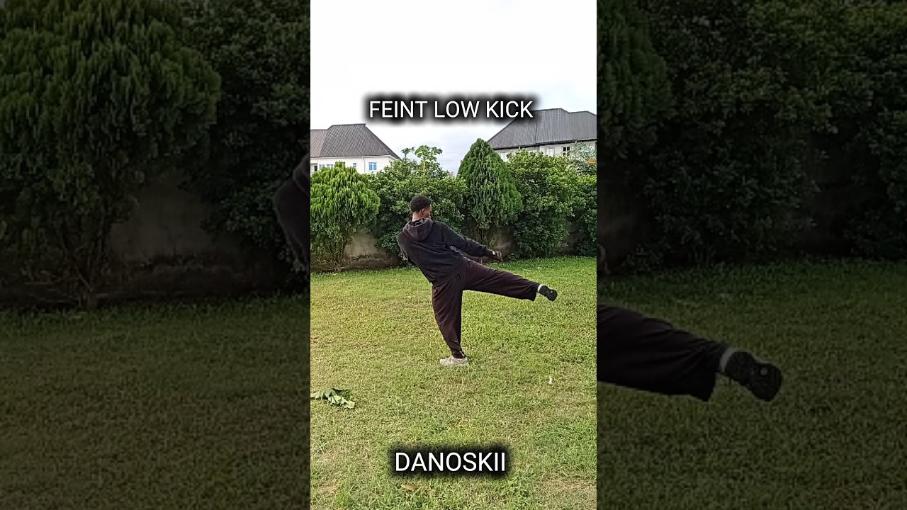 Feint Low kick 🔥 #martialarts #viral #boxing #mma #russia #tutorial #ytshorts #usa #youtubeshorts