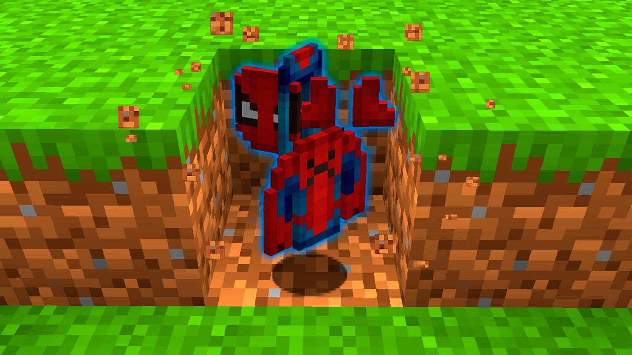 Minecraft, mas TUDO dropa Armaduras de Super Herói...