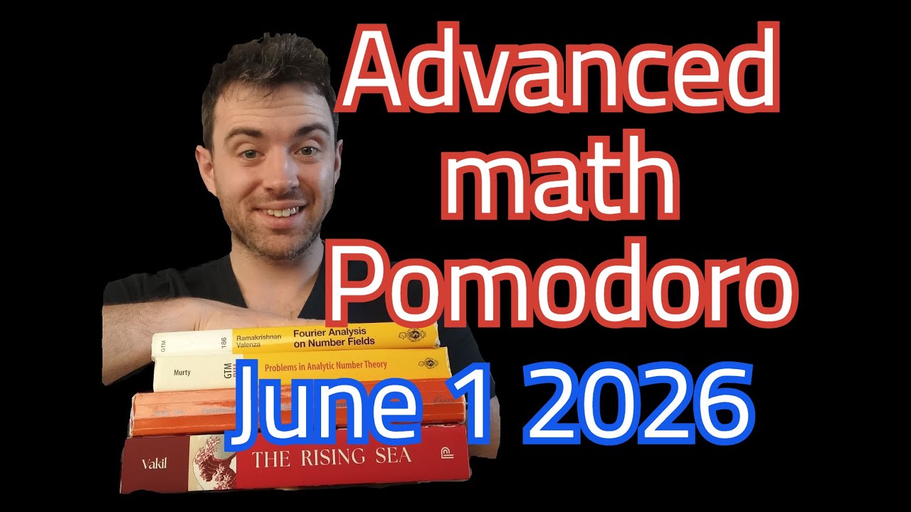 Study math with me | June 1 2026