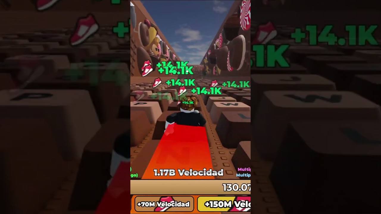 No nos gana la Ola de chocolate #robloxshorts #obby #speedrun