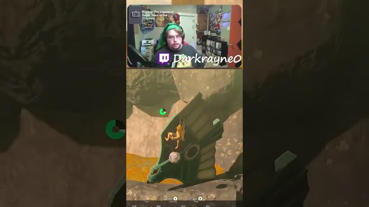 Link does an acrobat | darkrayne0 on #Twitch #gaming #shorts #speedrun