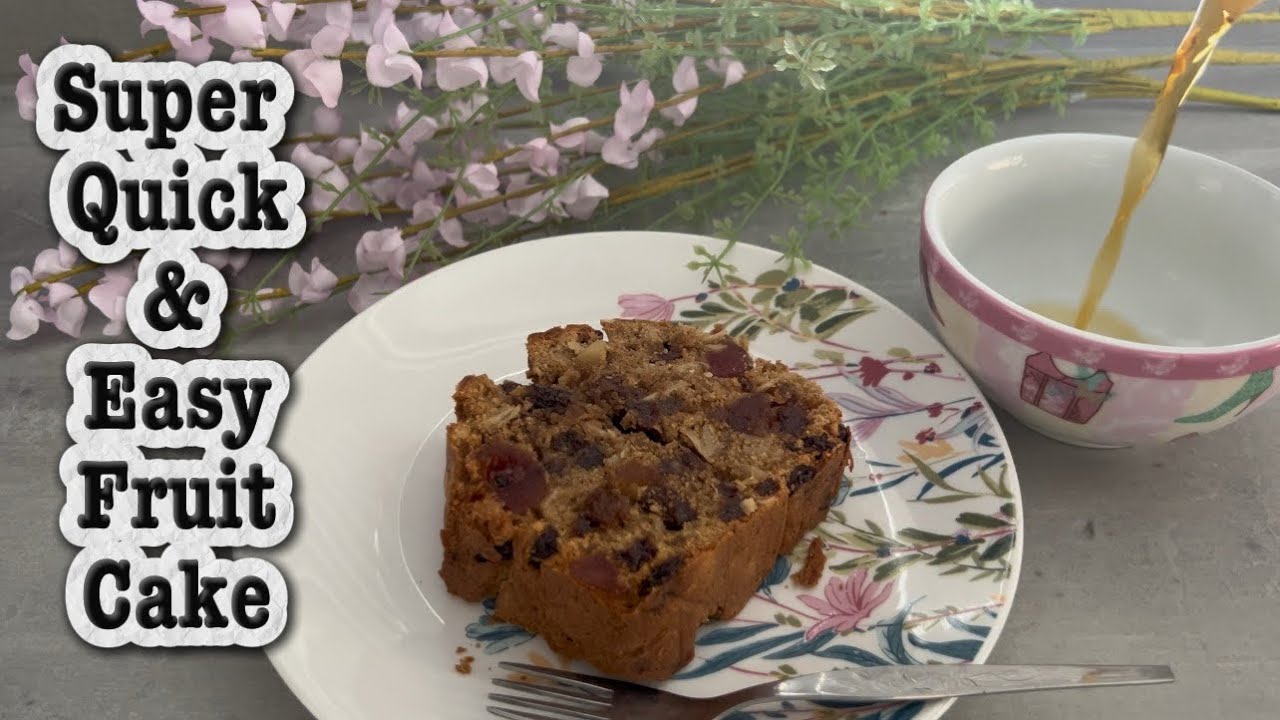 Super Quick & Easy Fruit Cake!! Its The Best!!