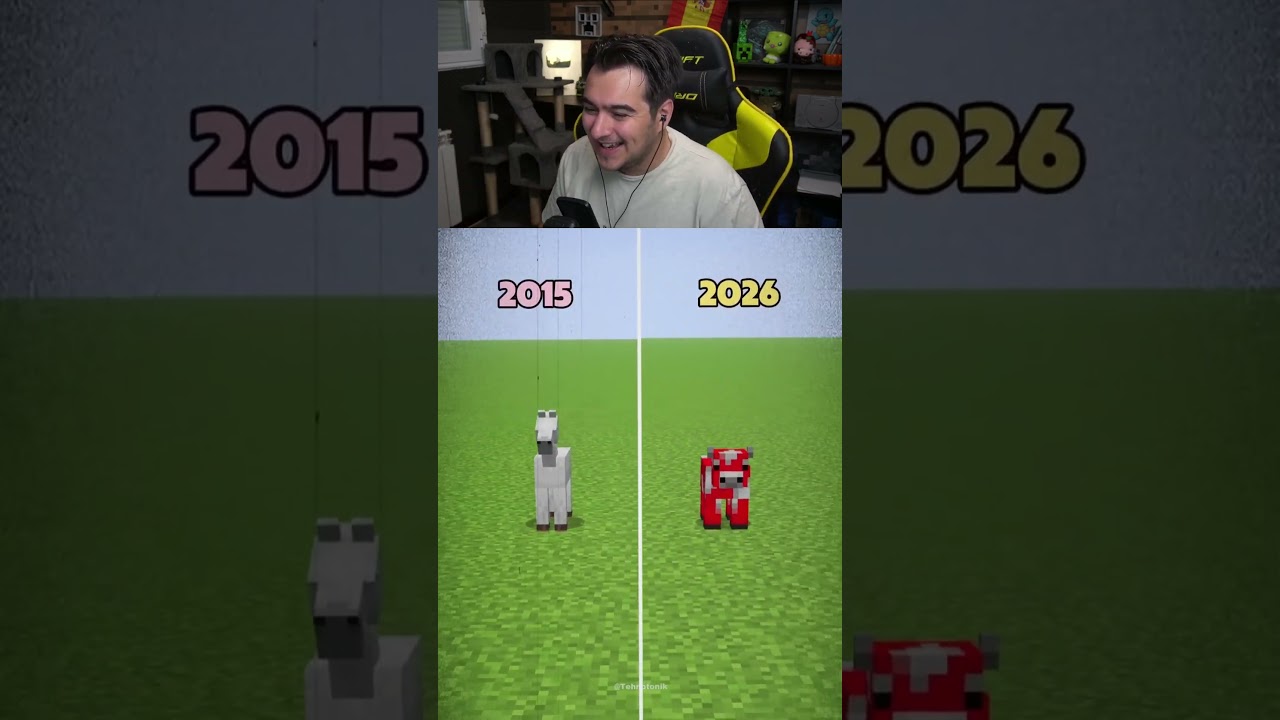 Mobs Antiguos VS Mobs Nuevos en Minecraft