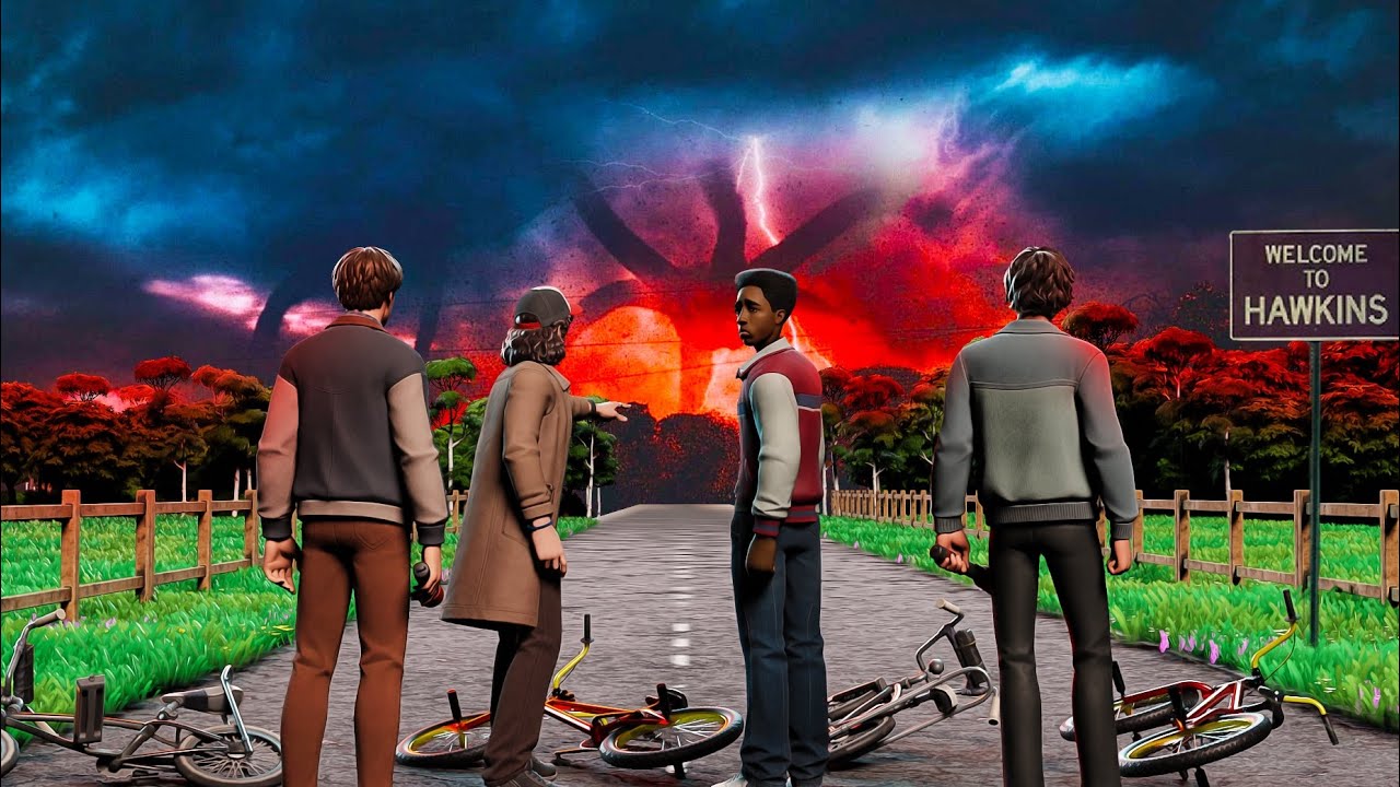 Fortnite Roleplay STRANGER THINGS.. (ALL EPISODES) (A Fortnite Movie)