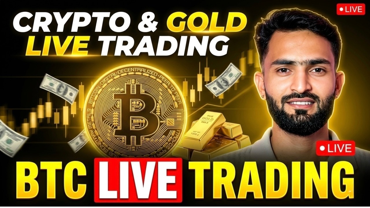 🔴Btc Live Trading & Gold Live Trading | crypto live trading & xauusd Live Trading #Gold #BTC #CRYPTO