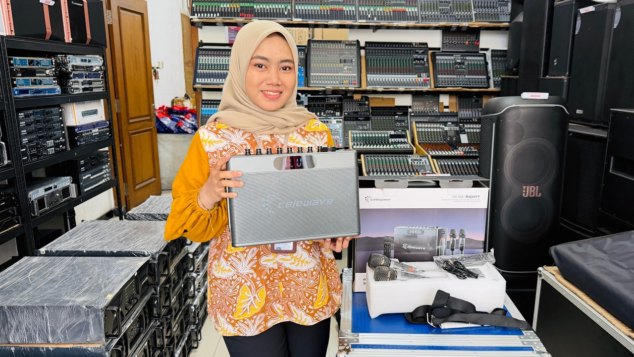 speaker CELEWAVE CW 888 MAJESTY pesanan dari palangkaraya