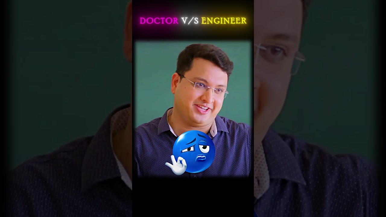 Engineers VS Doctors 💀☠️ #nvsir #motion #kotacoaching #engineer #doctor #nvsirmotion #ytshorts