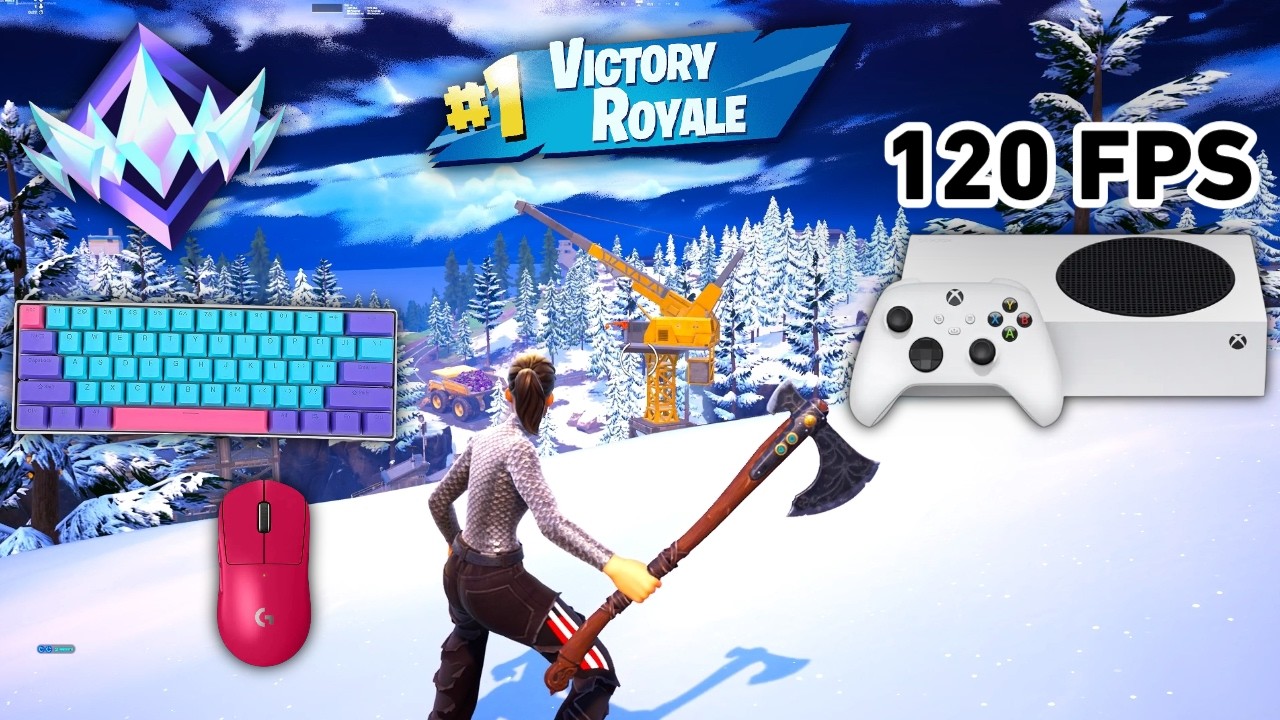 Fortnite Unreal Ranked Reload On Xbox Series S | Keyboard & Mouse Gameplay | 120 FPS | 4K