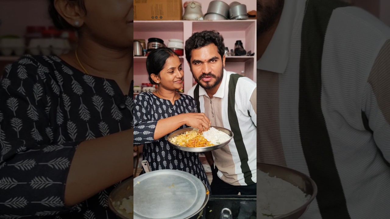 పప్పు cooker లో రైస్ వండుతున్న 🥰😍 | #meepottipilla #morning #mini #vlog