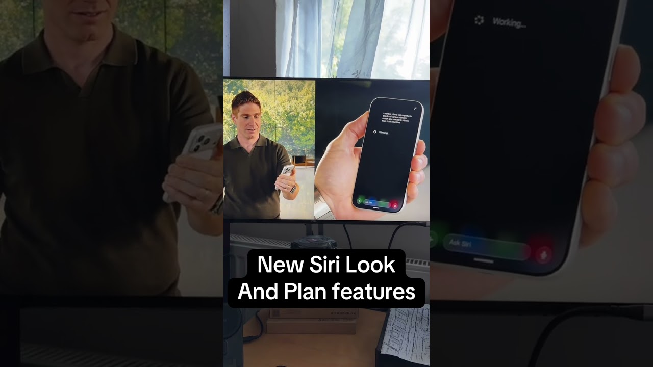 Siri looks different now? #tech #techtok #saifashraf #ios27 #wwdc