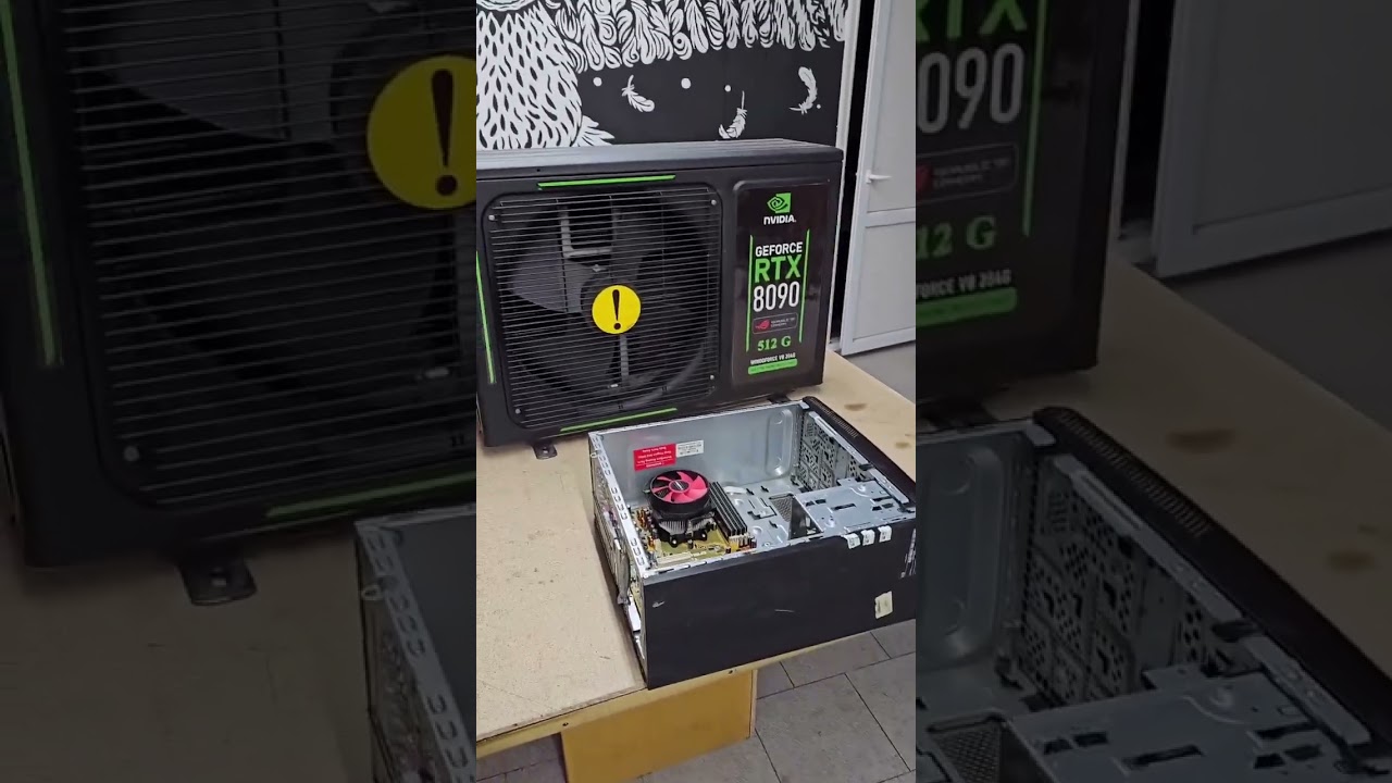 "Installation new rtx 8090💀". #shorts #viral #gpu #comparison #rtx5050 #nvidia #gamingpc