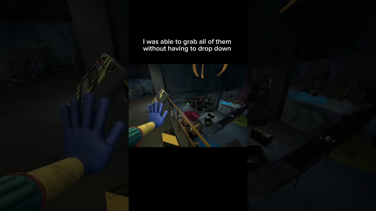 The LUCKIEST Poppy Playtime MOMENT EVER! #poppyplaytime #speedrun #gamingtricks