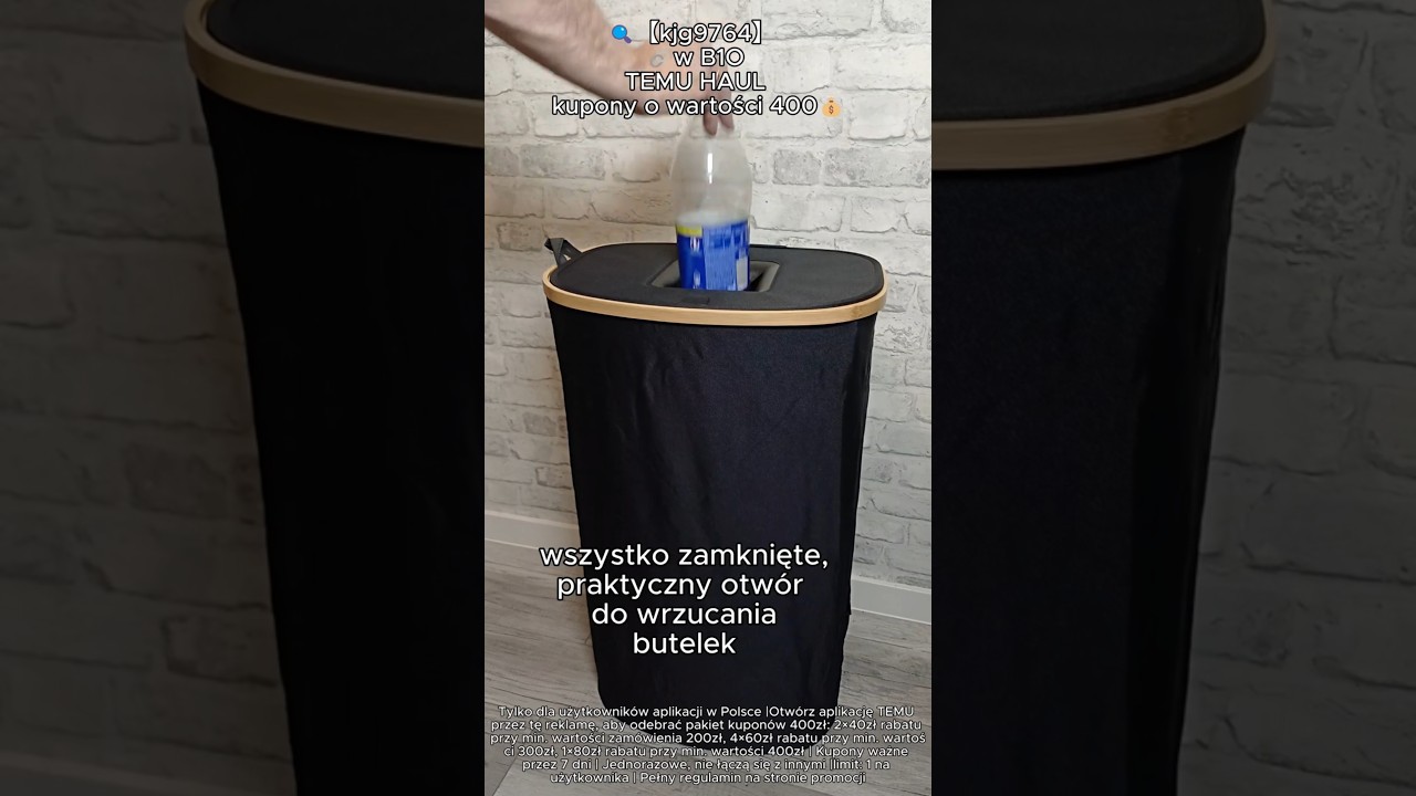 Kosz / pojemnik na butelki kaucyjne -  musisz to mieć!