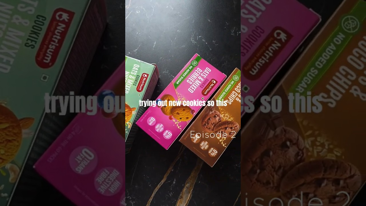 Food Review || Trying out Nutrisum Cookies | Fruitnnut | chocolate | oatmeal #foodreview #food