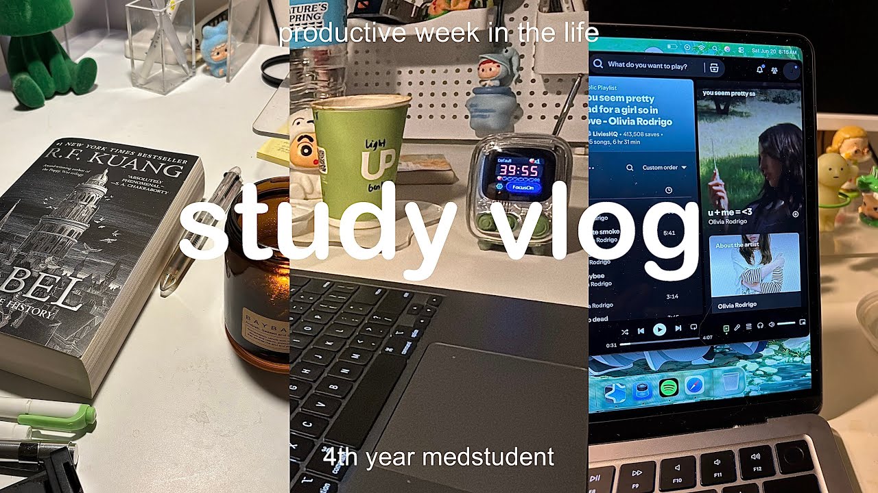 study vlog | study with me for anatomy, medstudent productive days, clerkship rotation in radiology