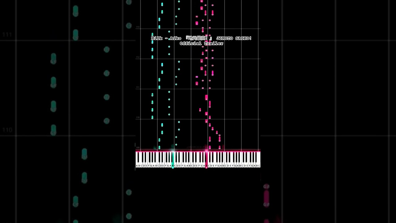 Milk - Aiko 『地元最高！』 JIMOTO SAIKO! Official Trailer【Piano Tutorial 3/3】#piano
