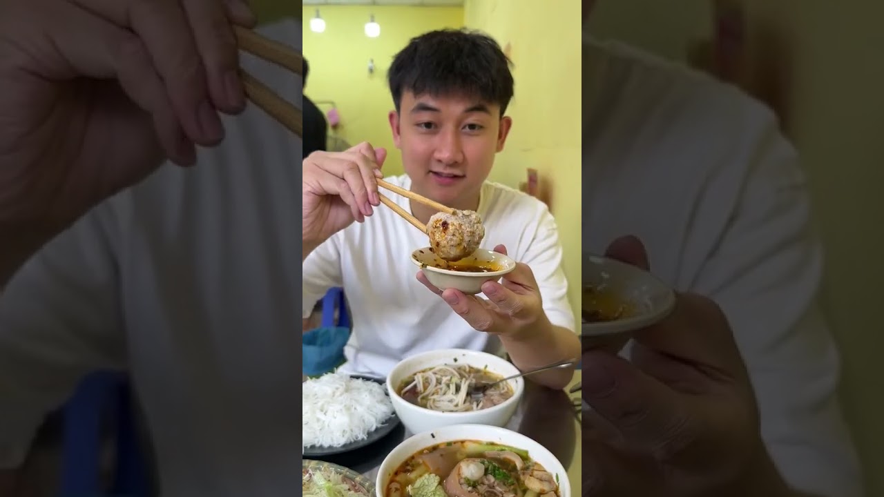 Bánh canh riêu giò siu ngon. #shorts #streetfood #food #foodie #foodlover #foodreview #review #anvat