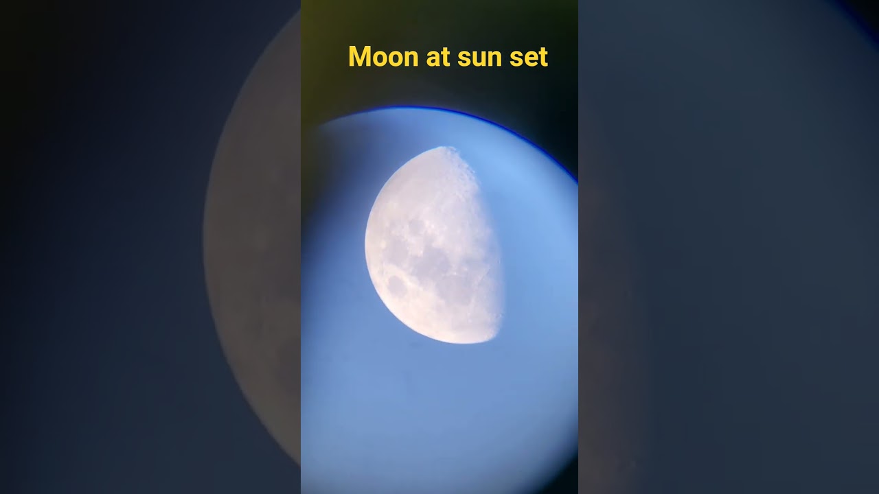 moon #moon#sunset