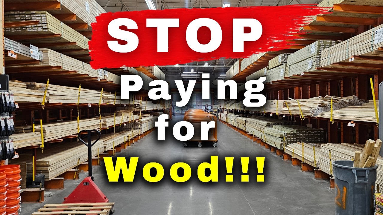 I Got Thousands of Dollars in Lumber for Free - And You Can Too!!!