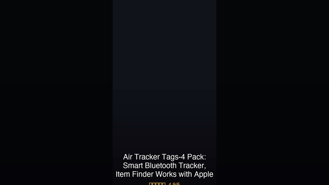 Air Tracker Tags-4 Pack: Smart Bluetooth Tracker, Item Finder Works with Apple F Review (4.9/5) — Wo