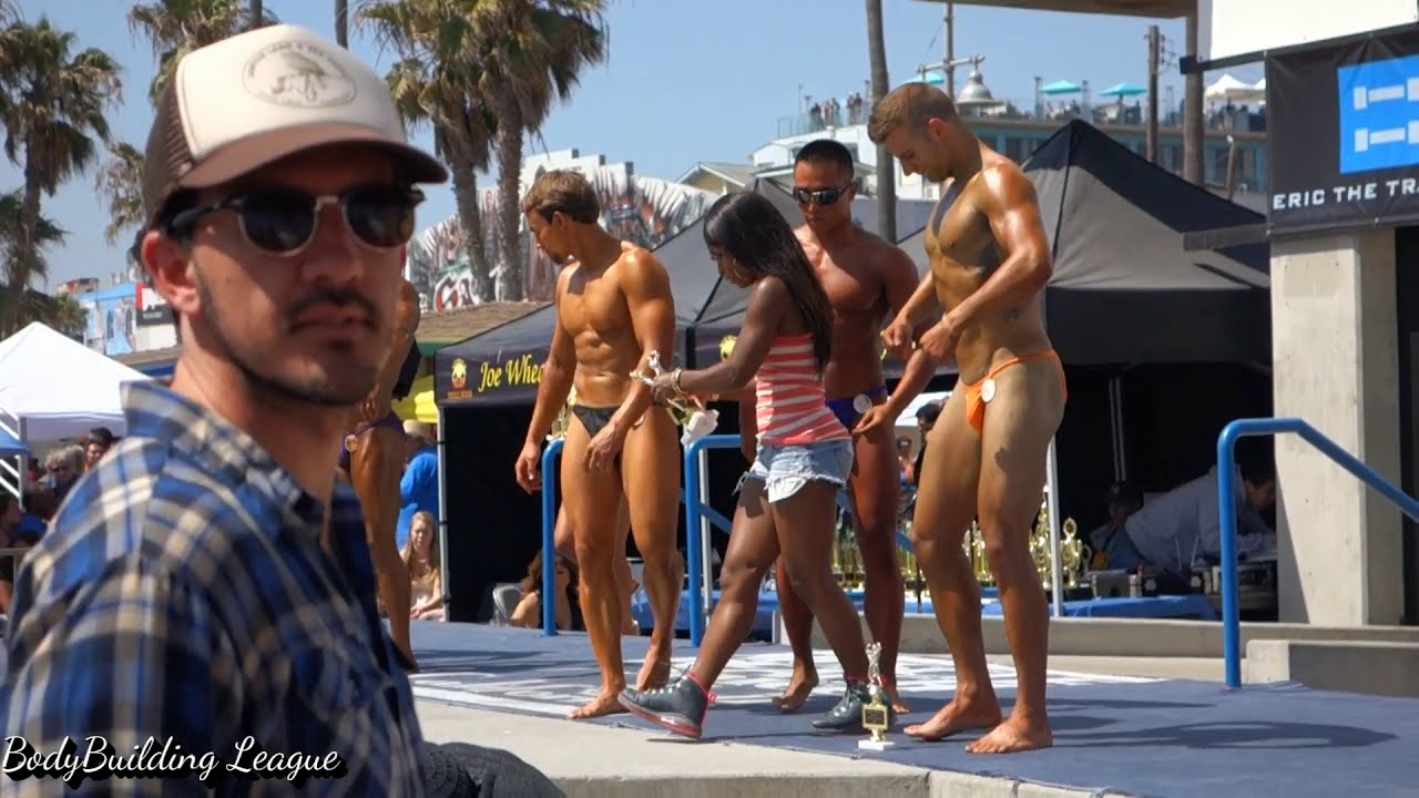 Muscle Beach Venice Beach during Memorial Day