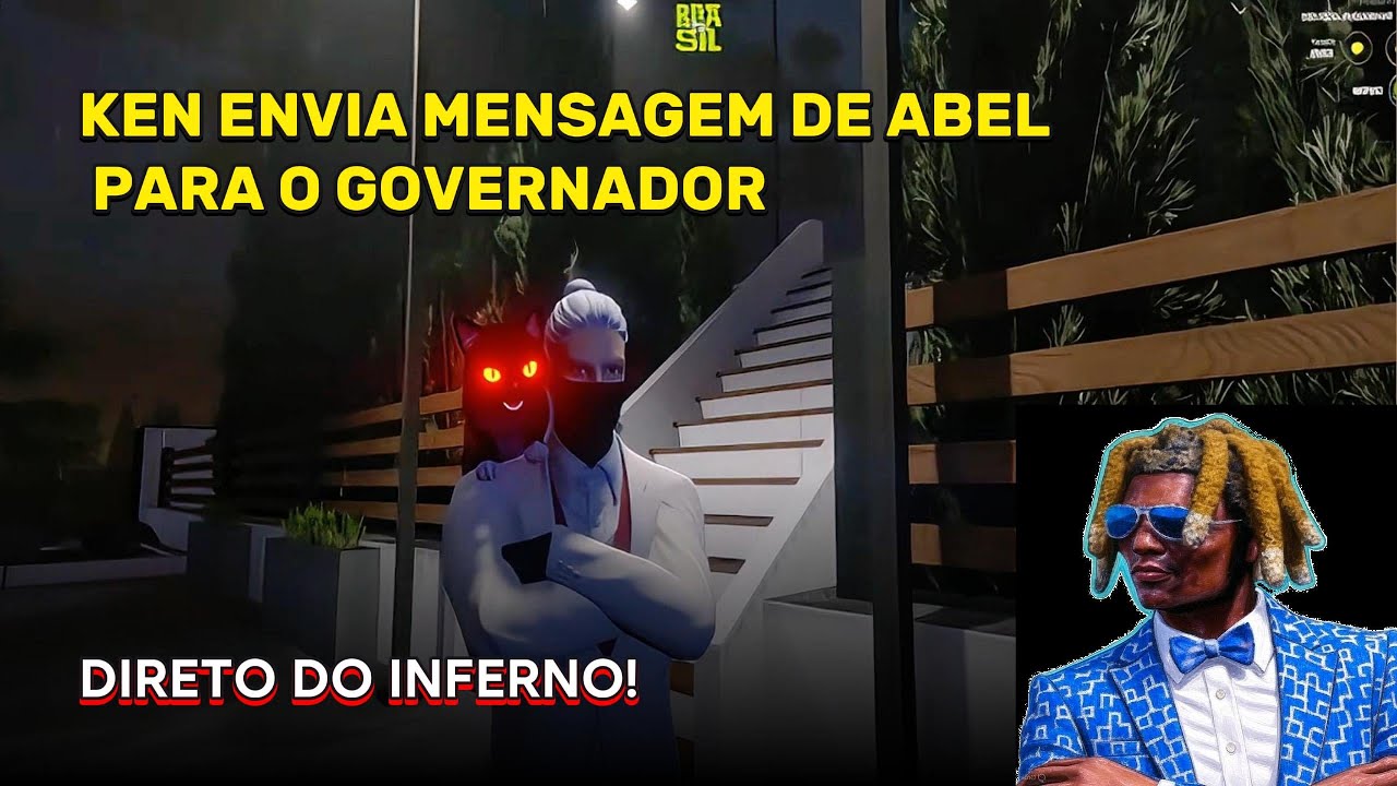 KEN ENVIA UMA MENSAGEM DE ABEL PARA O GOVERNADOR MONGOLOIDE