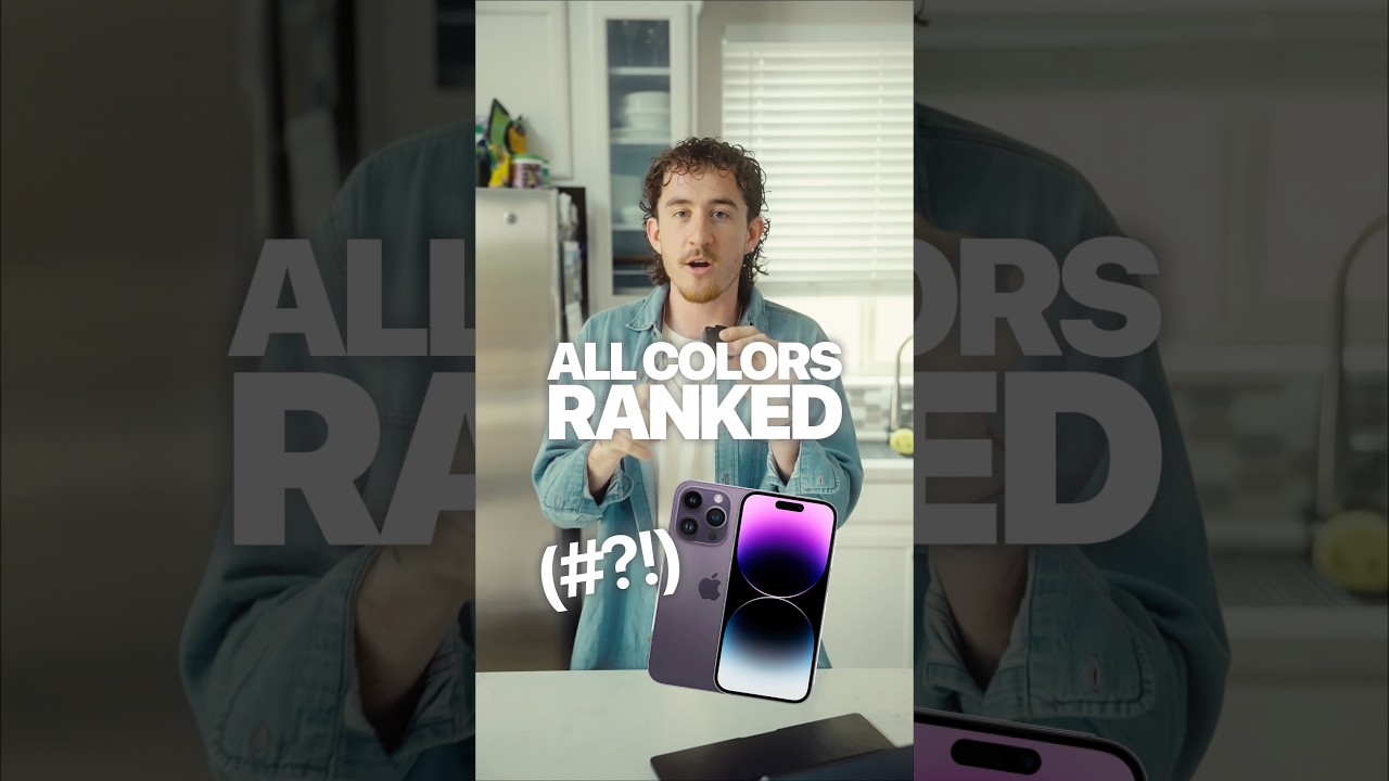 Ranking Signature iPhone Colors😱 #iphone #tech #apple #proiphone #smartphone