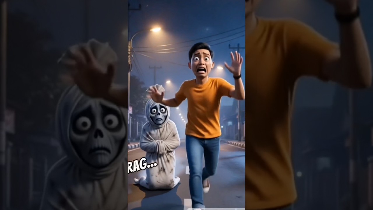 POCONG NGESOT #animasi #shortvideo #horror