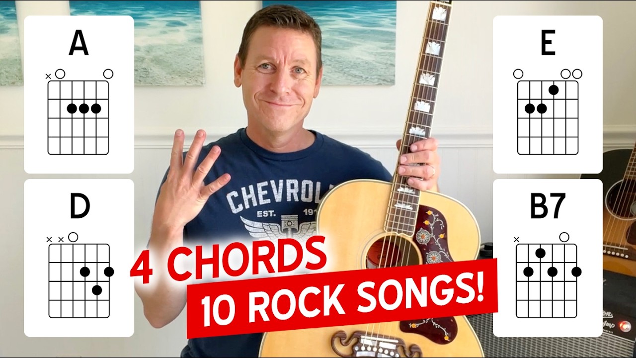You Only Need 4 Chords to Play These 10 Rock and Roll Songs