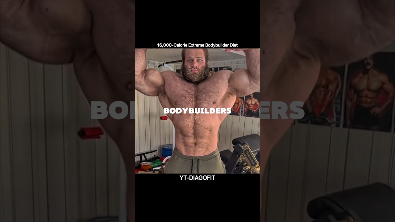 16000 calories every day☠️ #bodybuilding #physique #diagofit #diet