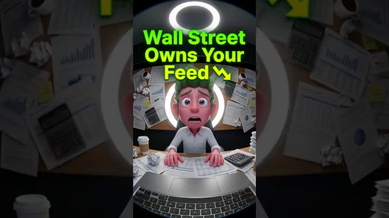 Wall Street Owns Your Feed 📉 #attentioneconomy