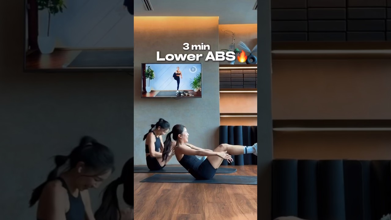 3 min lower abs burn 🍑✨#homeworkout #shorts #coreworkout #challenge #motivation #viralworkout