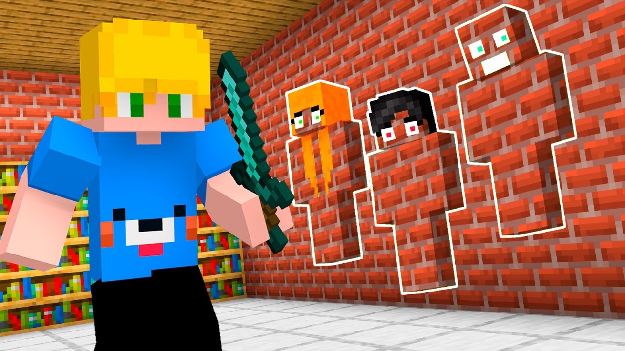 FIZ o DESAFIO do MECCHA CAMALEÃO com meus amigos no minecraft