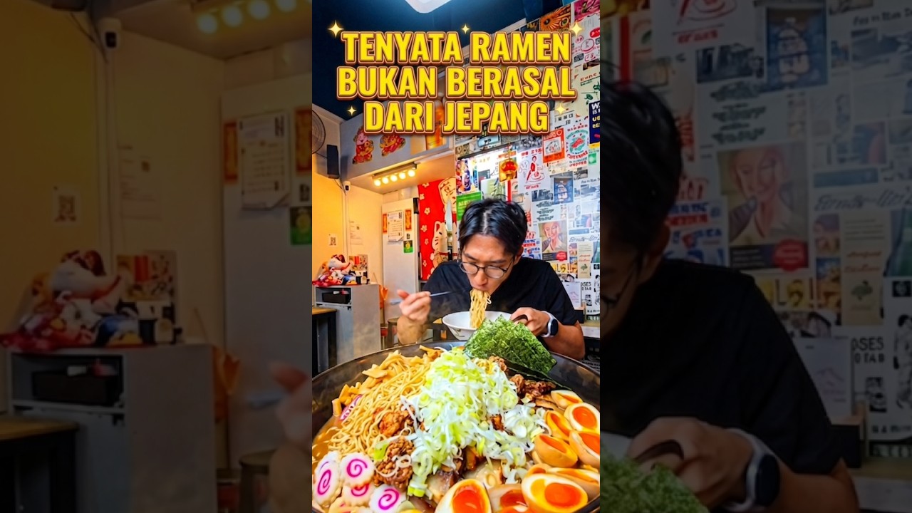 Rahasia Ramen Terbongkar! Jepang Bukan Negara Asal Ramen ⁉️😱
