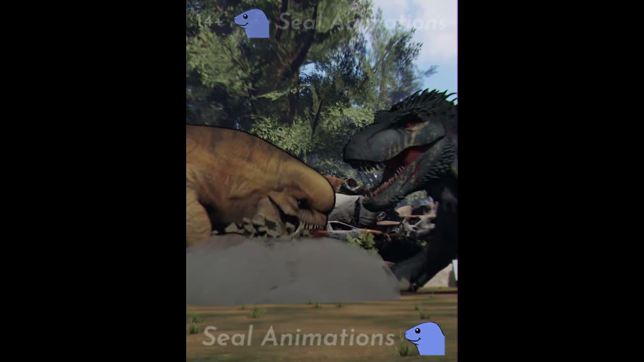 Mortem Rex vs Distortus Rex | Animation #shorts