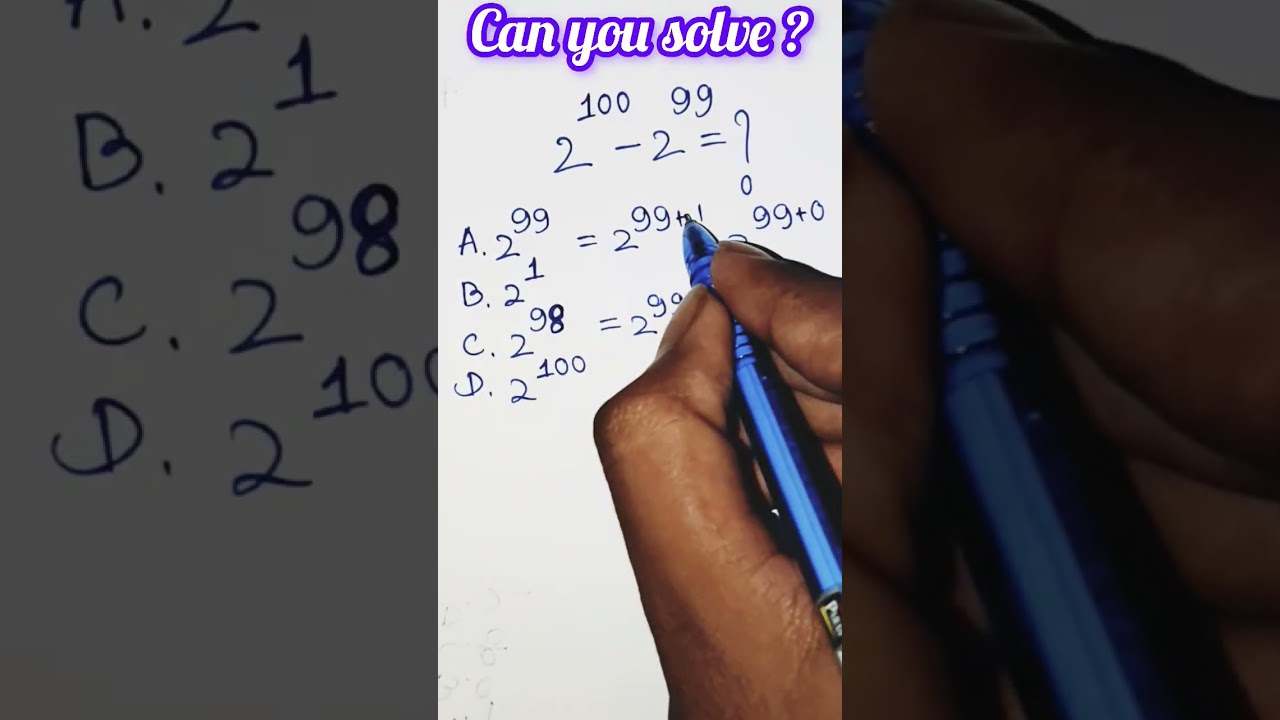 Exponent power math with 2