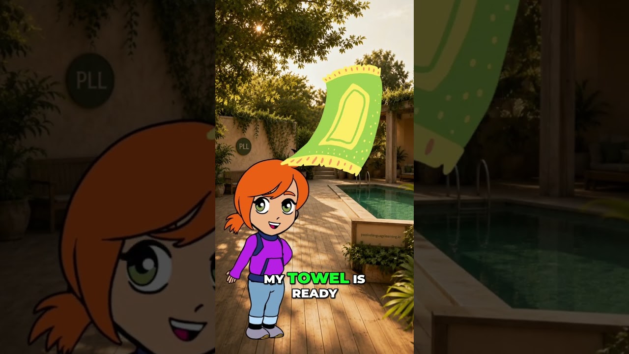 Episode 9: Easy English A1 | At the Pool #shorts