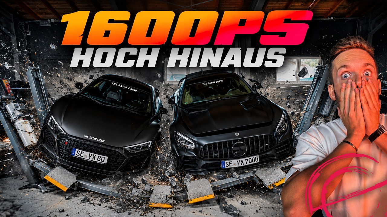 Supercars stapeln im HQ: R8 GT & AMG GTR | The Satin Crew OG Style