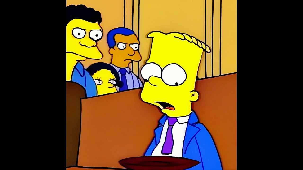 Bart was framed for stealing money. #animation #thesimpsons