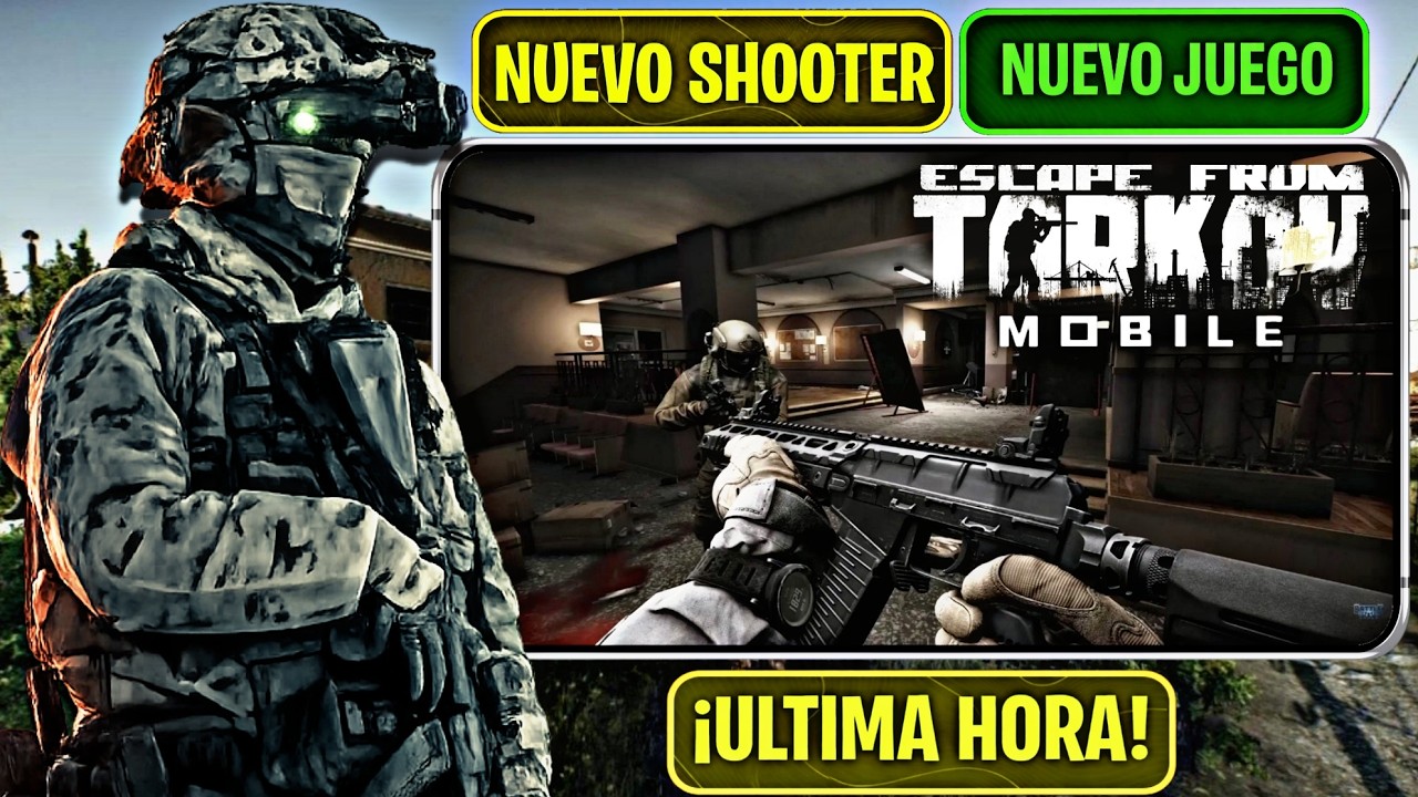 ULTIMA HORA! NUEVO SHOOTER | ESCAPE FROM TARKOV MOBILE es OFICIAL y SE LANZARA para ANDROID y iOS